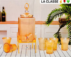 Fontaine de Jus et Eau - 2 Litres+6 verres