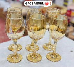 Ensemble Verrerie 6 coupe de verres