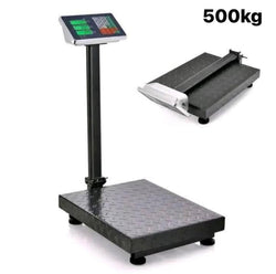 Balance électronique industrielle avec roues de 500 kg