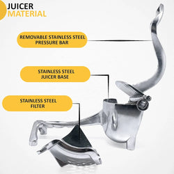 Presse-agrumes manuel multifonctionnel pour jus d'orange