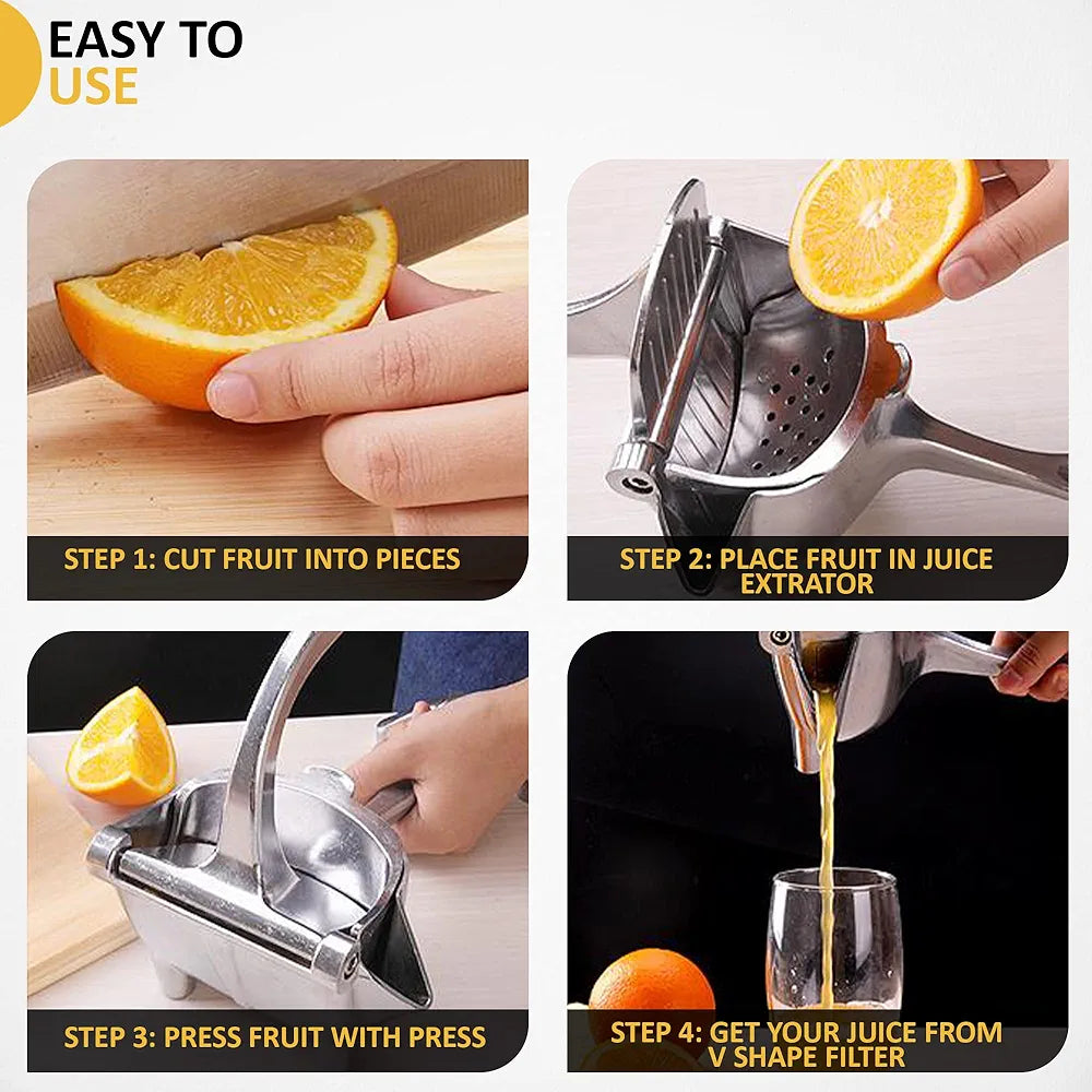 Presse-agrumes manuel multifonctionnel pour jus d'orange