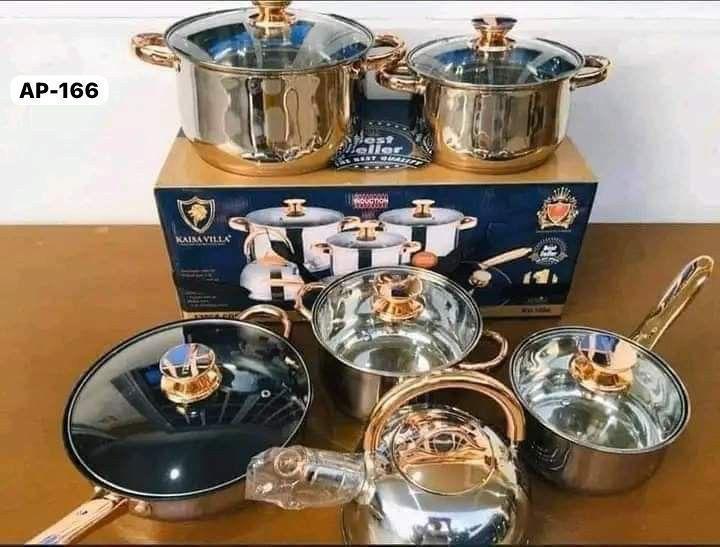 Ensemble Bols Batterie Cuisine Inox Lourd 12 pièces