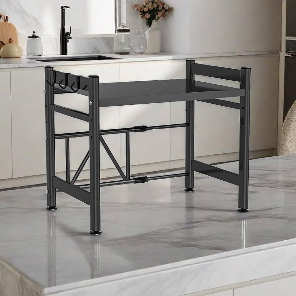 Support Micro onde 1 Niveaux en Fer