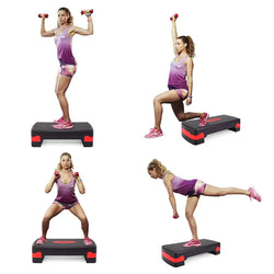 FFITNESS STEP MULTIFONCTION POUR AEROBICA ET FITNESS TAPBOARD Établi à marches réglable 2 hauteurs surface antidérapante Choix d'Amazon