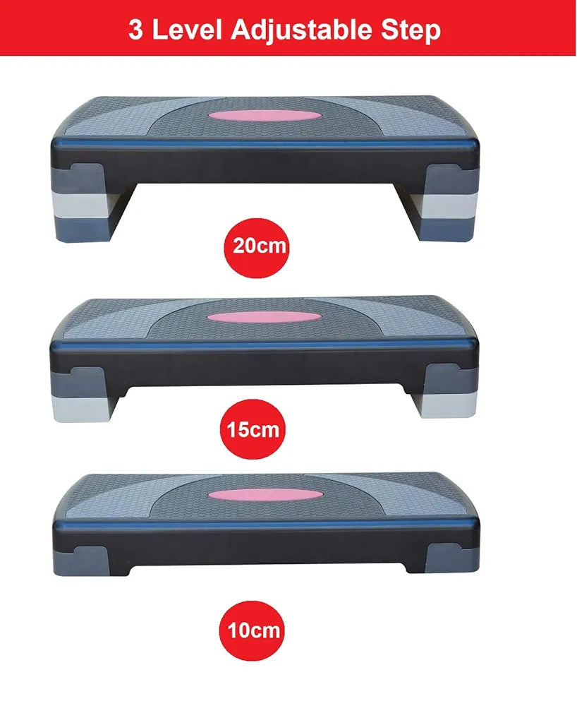 Fitness Aérobic Step Gris et Noir