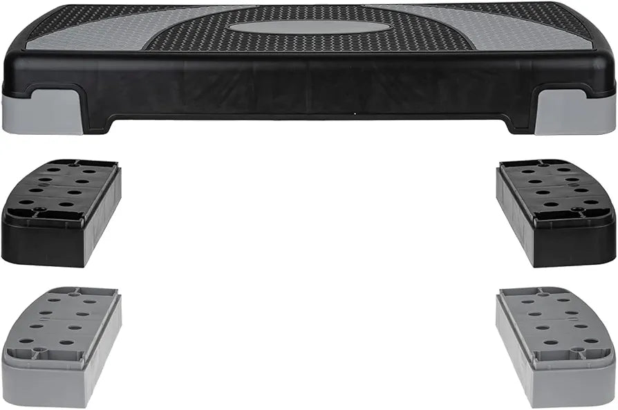 Fitness Aérobic Step Gris et Noir