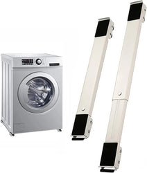 Lot de 2 Rouleaux D'appareils Robustes, Base Mobile Extensible pour Machine à Laver, Déplacez
