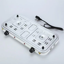 RECHAUD A DEUX FEU 2 Plaques de Cuisson Électrique -