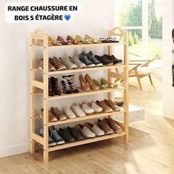 Étagère de rangement de chaussure et décoration - 4 étages