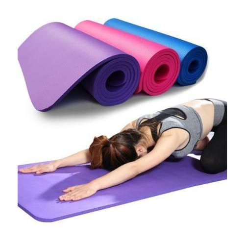 Tapis Yoga Gym Fitness Aérobic Pilate Gymnastique - Vert.