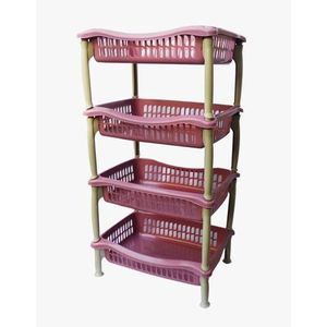 4 Étagères de Rangement Cuisine - en Plastique