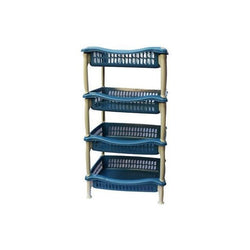 4 Étagères de Rangement Cuisine - en Plastique