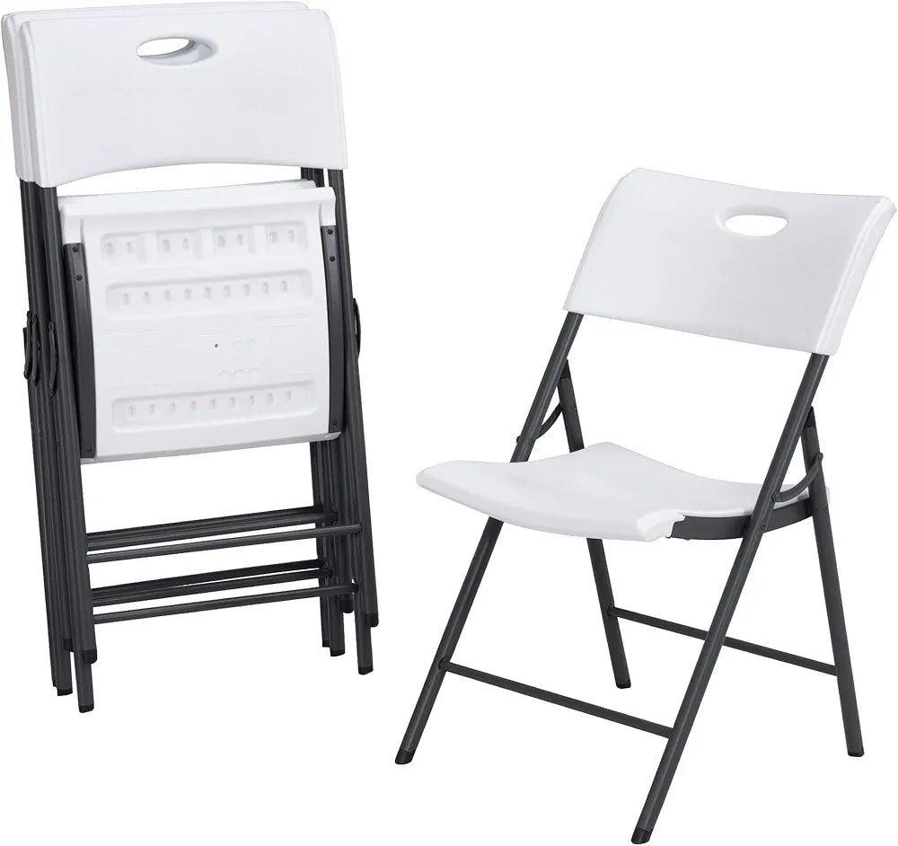 Chaise pliante blanche