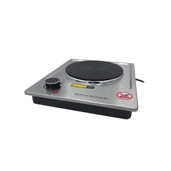 Plaque chauffante électrique à un brûleur en fonte DSP, argent