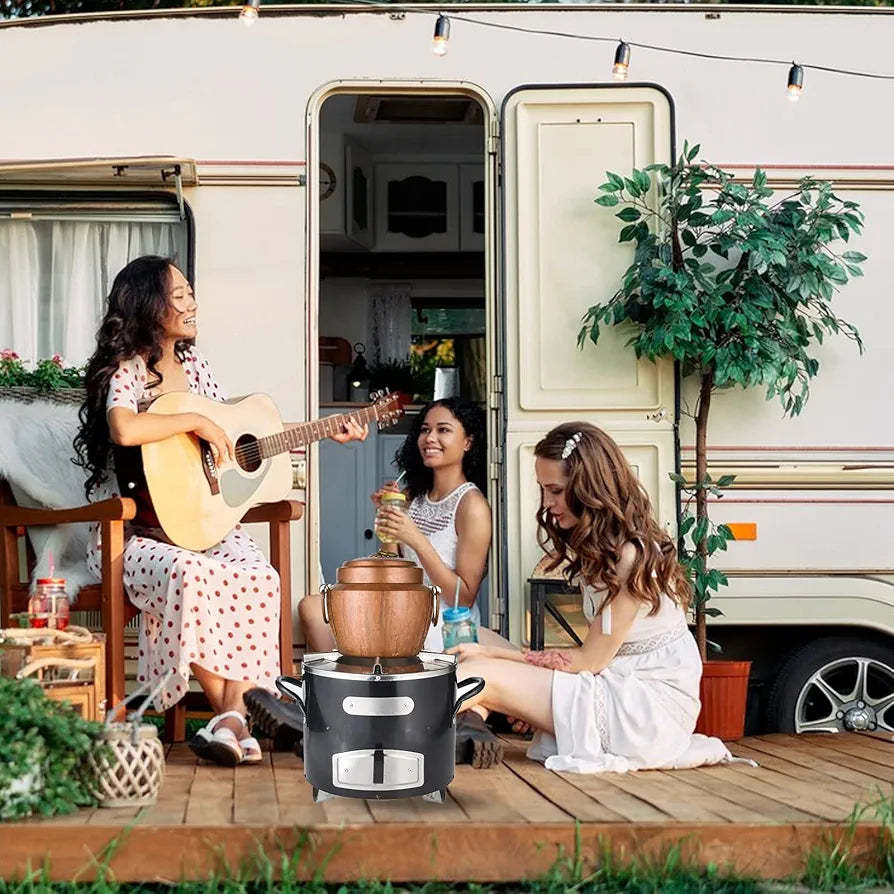 Fourneau moderne à charbon Très économique et propre 5kg