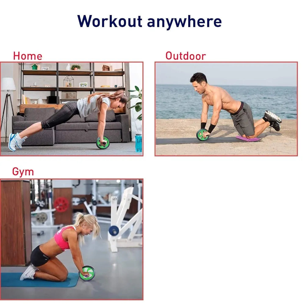 Roue Abdominale avec Tapis pour genou