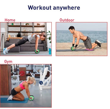 Roue Abdominale avec Tapis pour genou