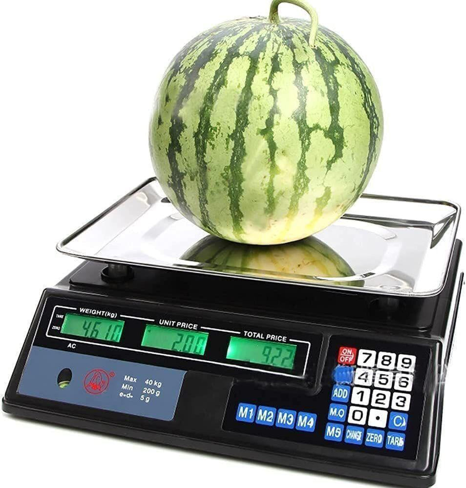 Balance numérique 40 kg précision - Balance Poids-Prix Électronique Professionnelle Balance Électronique - avec