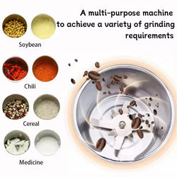 Moulin à grain electrique / broyeur grain /moulin à grain café pour espresso / Moulin a grain poivre épice et autres très puissant capable de faire 500 ml