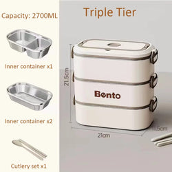 Ensemble -Bols lunch box 3 pièces + sacoche pour bureau