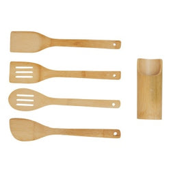 Ensemble Spatule en Bois - 4 Pièces