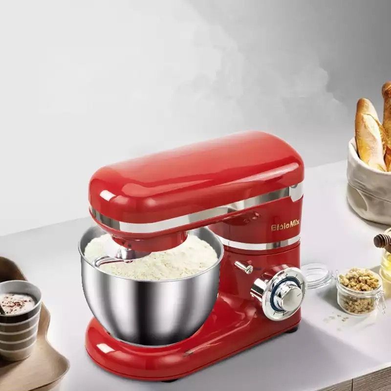 Bol mélangeur de cuisine sur support en acier inoxydable, 5 litres