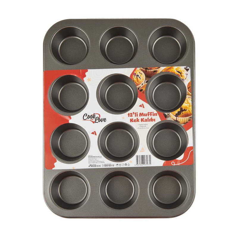 Moule à madeleine Rond - 12 Moules