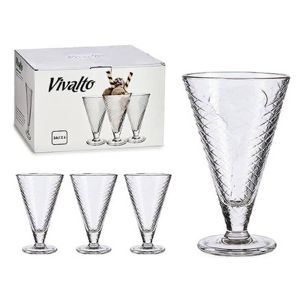 coupe de glaces et milkshakes 6pcs