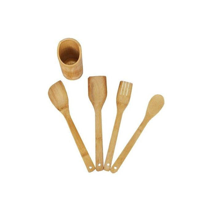 Ensemble Spatule en Bois - 4 Pièces