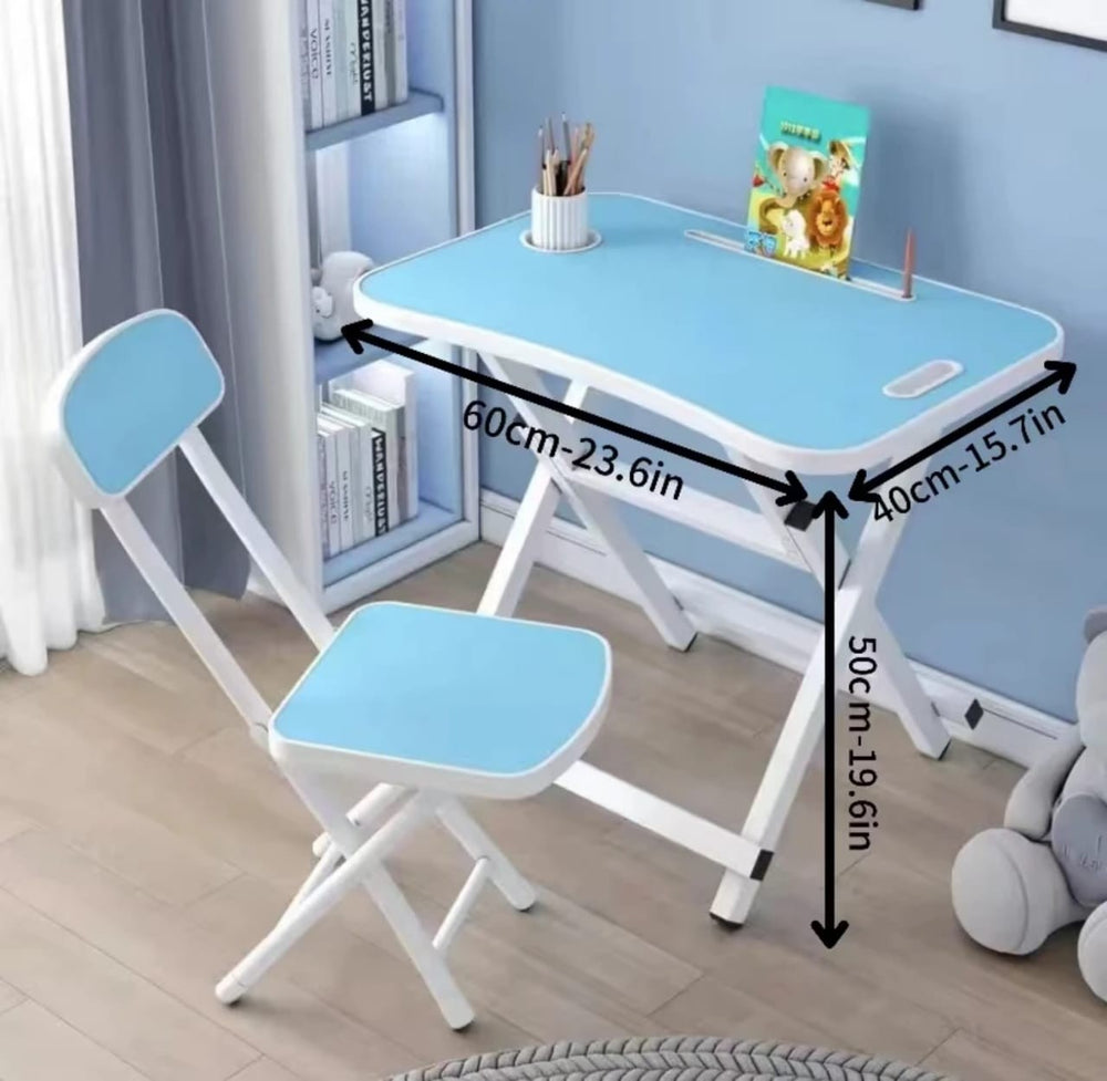 Ensemble Table Et Chaises,  Bureau Pliable À La Maison Portable