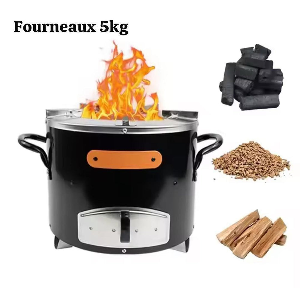 Fourneau moderne à charbon Très économique et propre 5kg