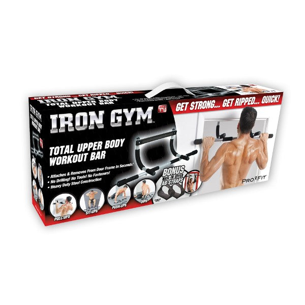 Iron Gym - Barre de Traction - Noir