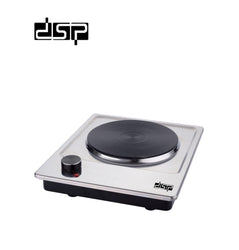 Plaque chauffante électrique à un brûleur en fonte DSP, argent