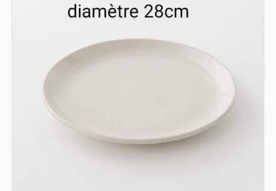 Plateau en porcelaine - 28CM