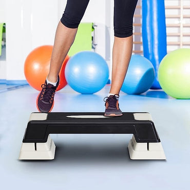 Step Planche de Fitness avec Hauteur Réglable sur 3 Niveaux pour Exercice Aérobic