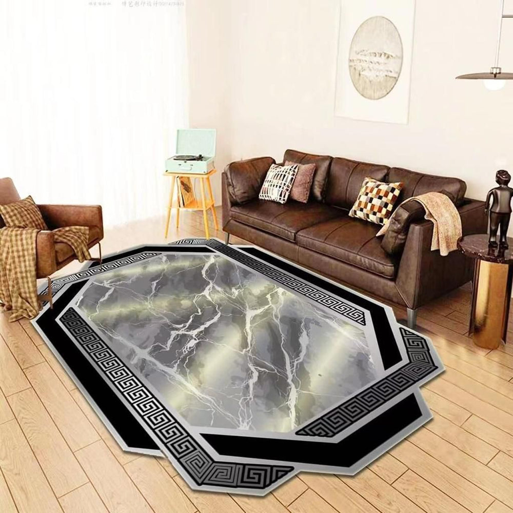 Tapis 3D Nordique Simple en Forme Moderne