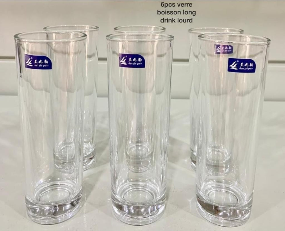 Verre à Boisson - 6 Pièces - Long Drink