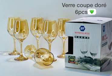 Ensemble Verrerie 6 coupe de verres