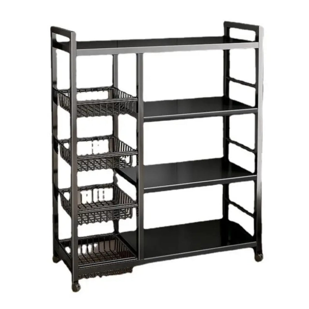 étagère de rangement de cuisine en fer, un meuble polyvalent pour l'organisation de la cuisine.