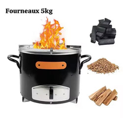 Fourneau moderne à charbon Très économique et propre 5kg