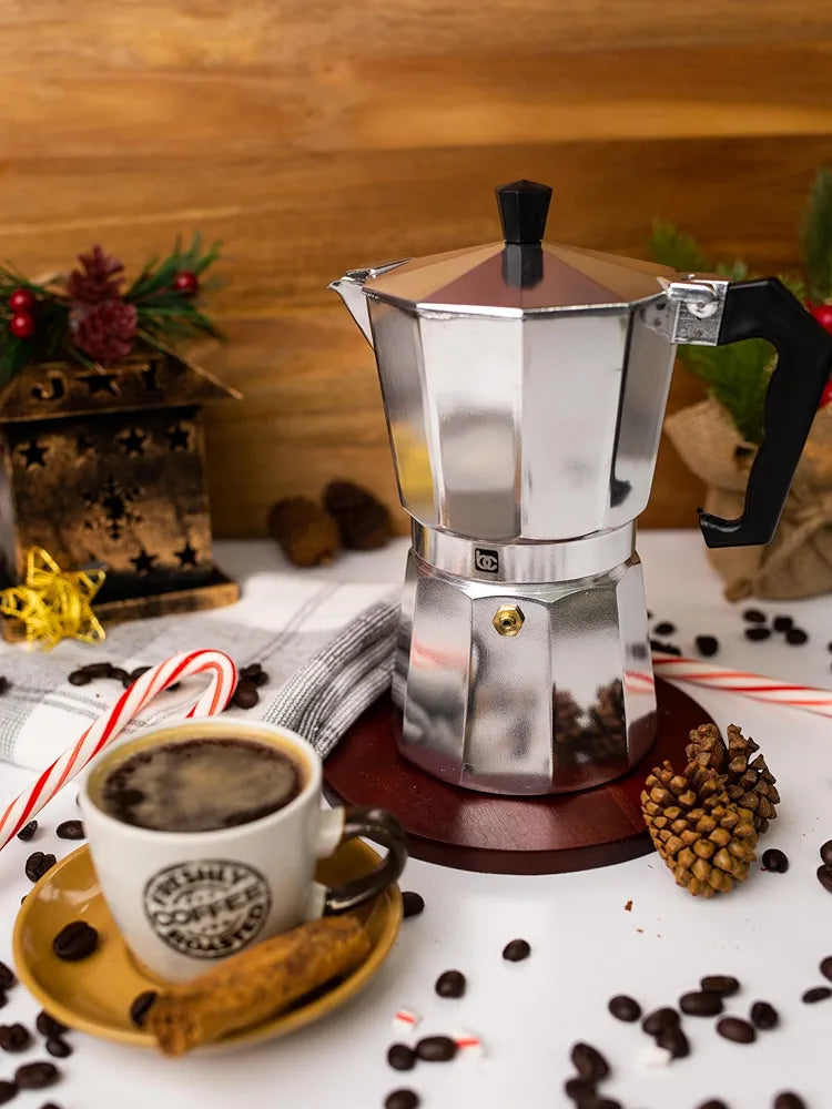 Cafetière Italienne de capacité 12 Tasses - En Aluminium
