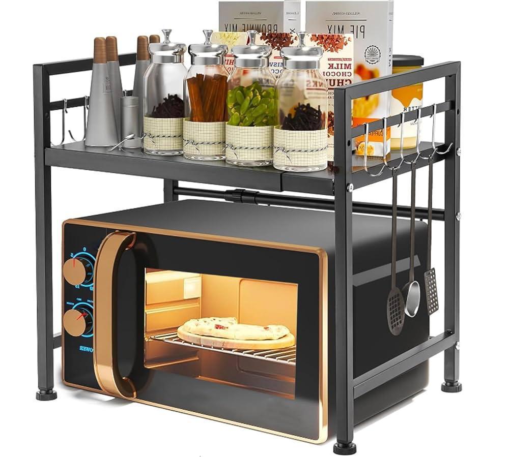 Support Micro onde 1 Niveaux en Fer