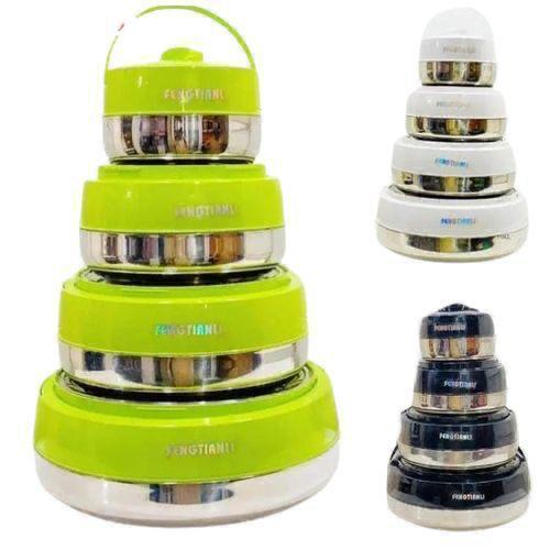SET DE 4 BOLS ISOTHERMES FENGTIANLI BOLS ISOTHEMES 24H LUNCHBOX INOX
