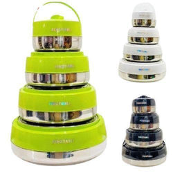 SET DE 4 BOLS ISOTHERMES FENGTIANLI BOLS ISOTHEMES 24H LUNCHBOX INOX