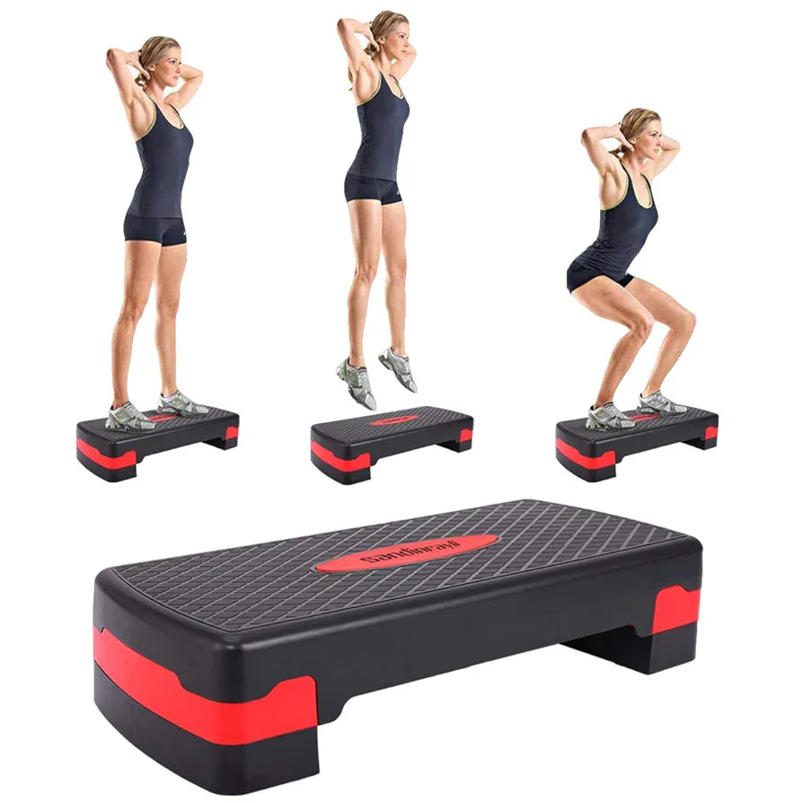 FFITNESS STEP MULTIFONCTION POUR AEROBICA ET FITNESS TAPBOARD Établi à marches réglable 2 hauteurs surface antidérapante Choix d'Amazon