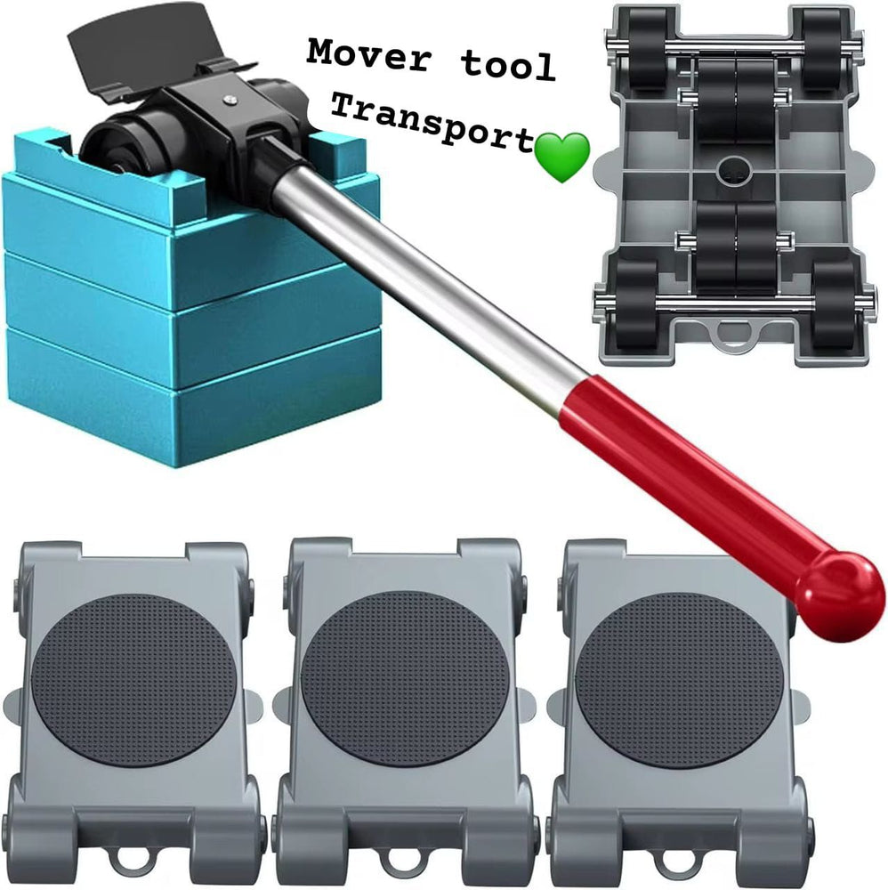 Jeu de rouleaux de Transport de meubles, support avec roues