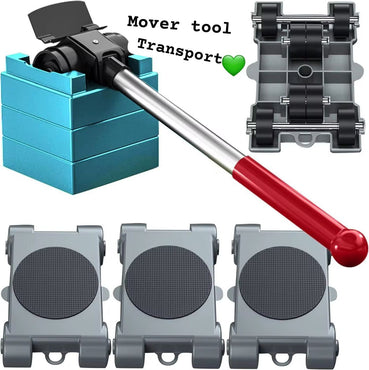 Jeu de rouleaux de Transport de meubles, support avec roues