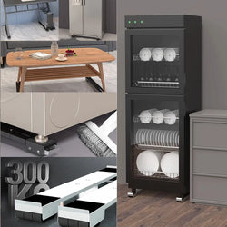 Lot de 2 Rouleaux D'appareils Robustes, Base Mobile Extensible pour Machine à Laver, Déplacez