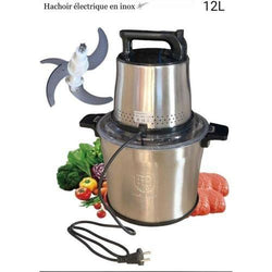 hachoir à viande machine en acier inoxydable épices ail hachoir à légumes robot culinaire machine mélangeur  10 L