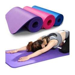 Tapis Yoga Gym Fitness Aérobic Pilate Gymnastique - Vert.